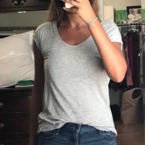 Grey backless t shirt